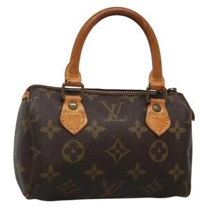 LOUIS VUITTON Monogram Mini Speedy Hand Bag M41534